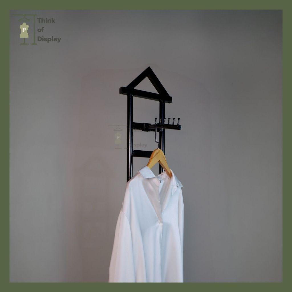 ราวบันไดลิง หัวสามเหลี่ยม ราวแขวนเสื้อ - thumbnail 9