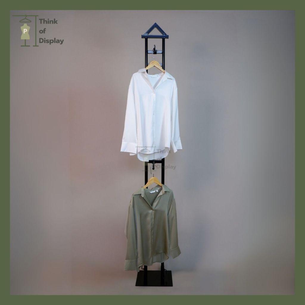 ราวบันไดลิง หัวสามเหลี่ยม ราวแขวนเสื้อ - thumbnail 8