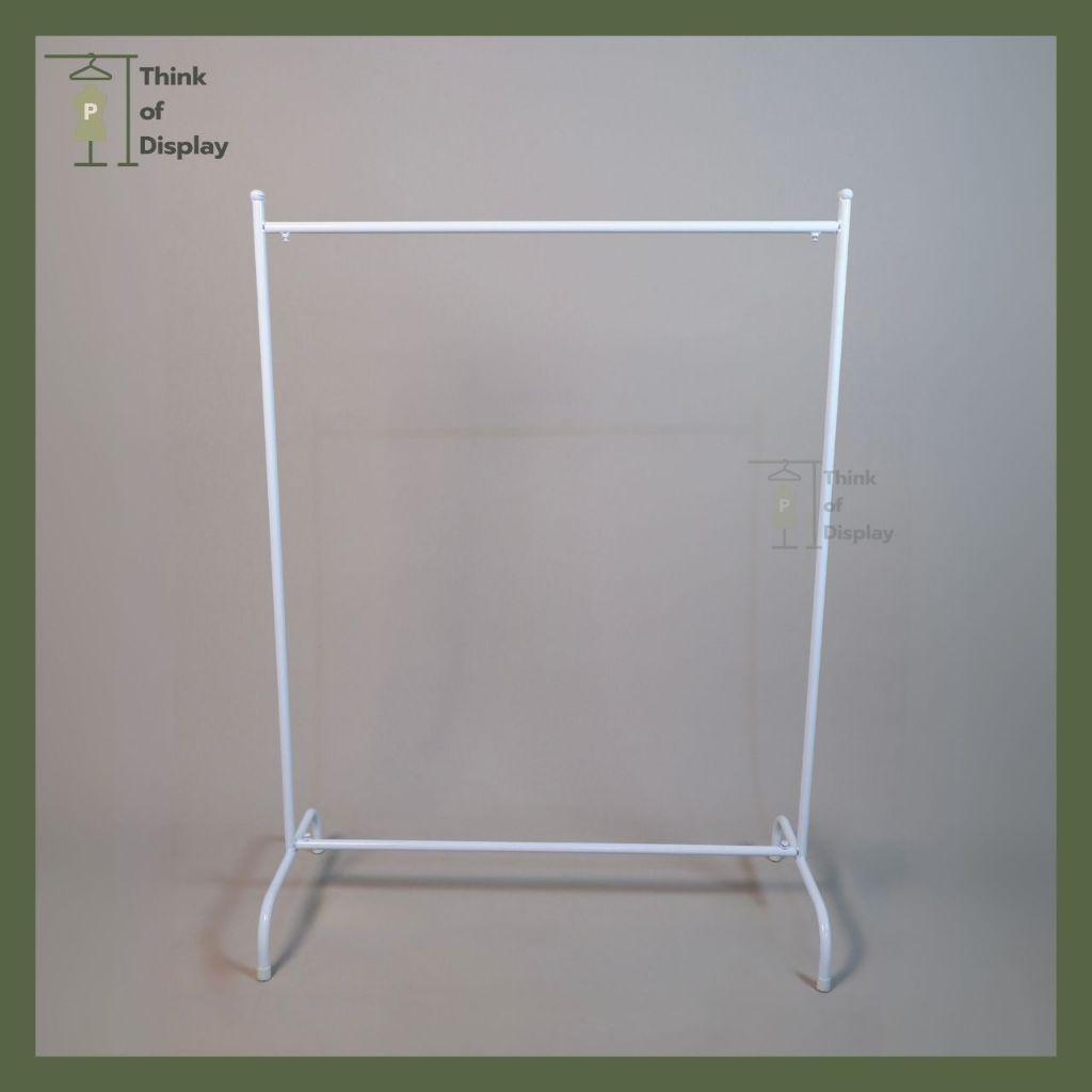 ราวแขวนเสื้อ รุ่น slim ราคาย่อมเยาว์ สีขาว สีดำ - thumbnail 4