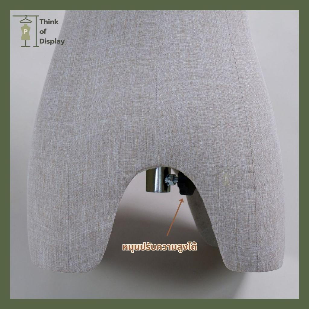 หุ่นโชว์เสื้อผ้าขาไม้ ชาย/หญิง หุ่นเดรฟผ้าขาไม้ - thumbnail 6