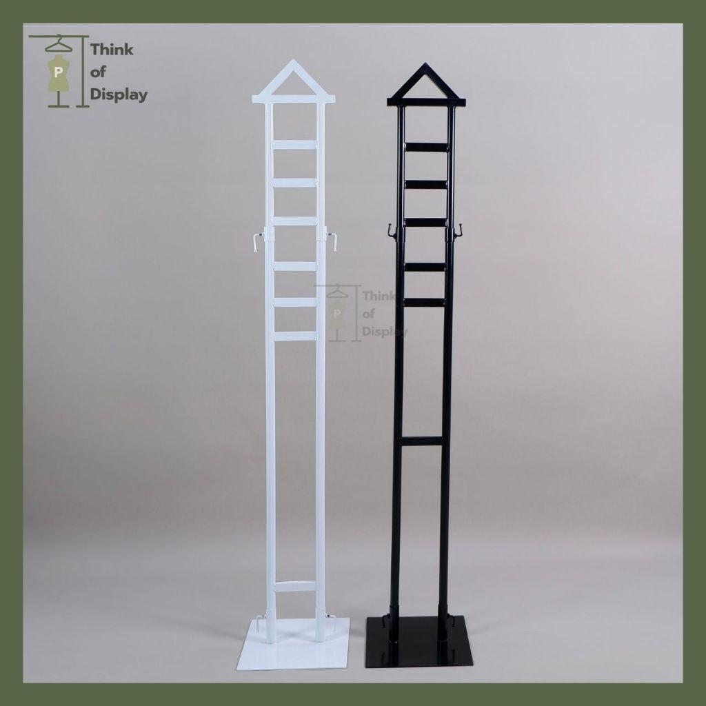 ราวบันไดลิง หัวสามเหลี่ยม ราวแขวนเสื้อ - thumbnail 2