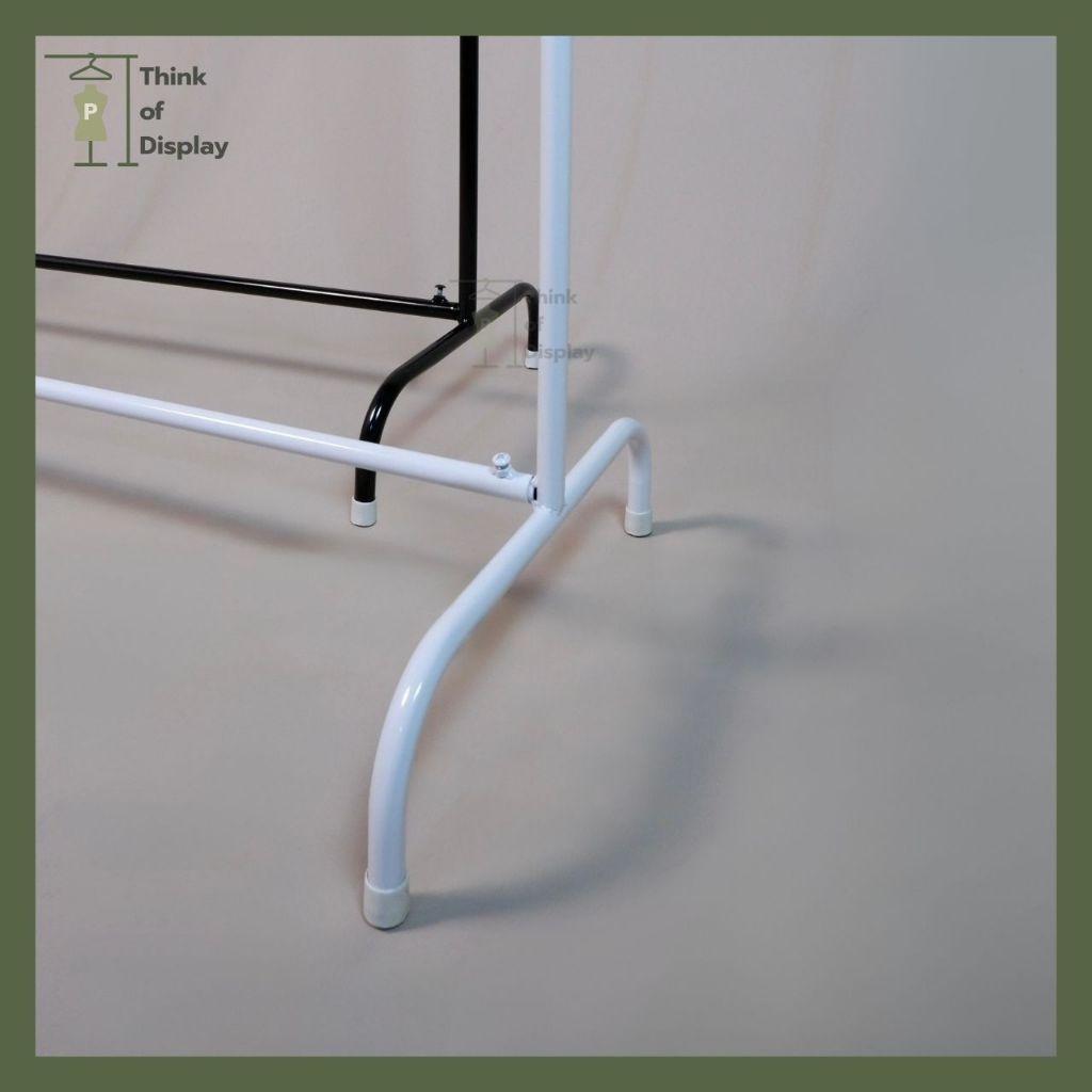 ราวแขวนเสื้อ รุ่น slim ราคาย่อมเยาว์ สีขาว สีดำ - thumbnail 5